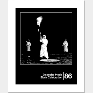 Black Celebration - Depeche Mode / Minimal Graphic Artwork Design Posters and Art